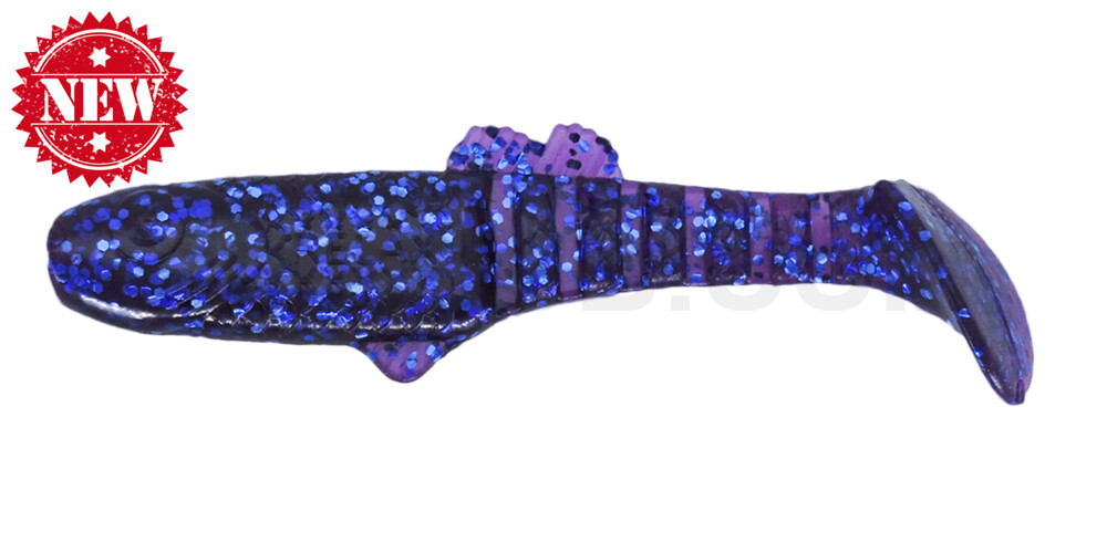 Montana 4,5" (ca. 12,5 cm) violett-transparent-Glitter