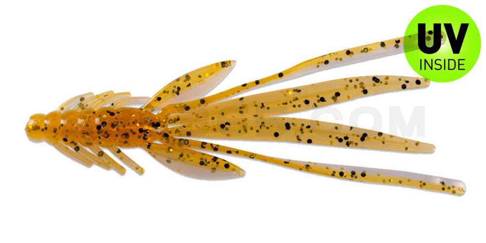 Nymph 5" (ca. 14,0 cm) goldperl / motoroil Glitter