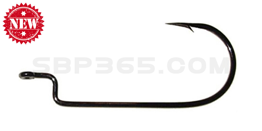 Offset Wide Gap, Black Nickel #3/0, 3 Haken/Tüte