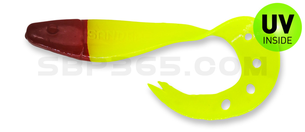 Sandra 6" (ca. 15 cm) fluogelb / Red Head