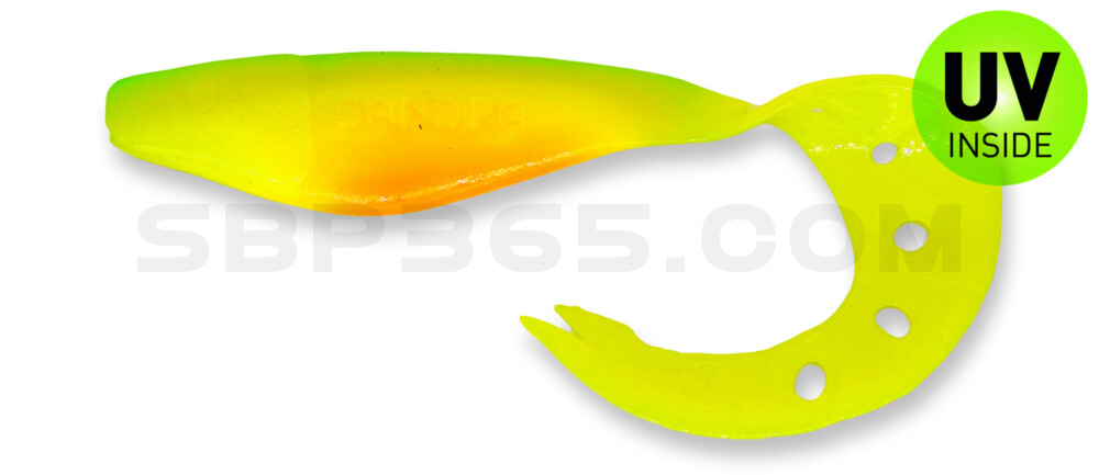 Sandra 9" (ca. 23 cm) fluogelb / grün