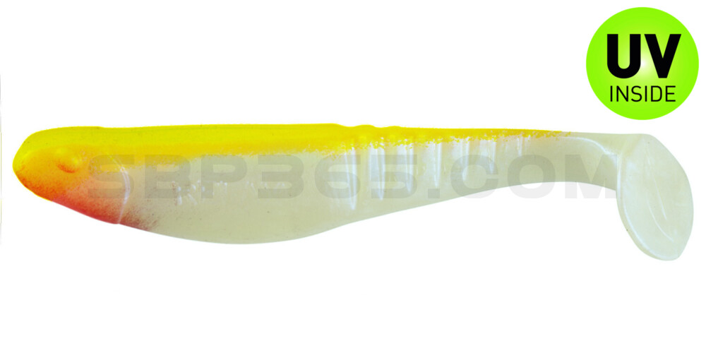 Shark 4" (ca. 11,0 cm) blauperl / fluogelb