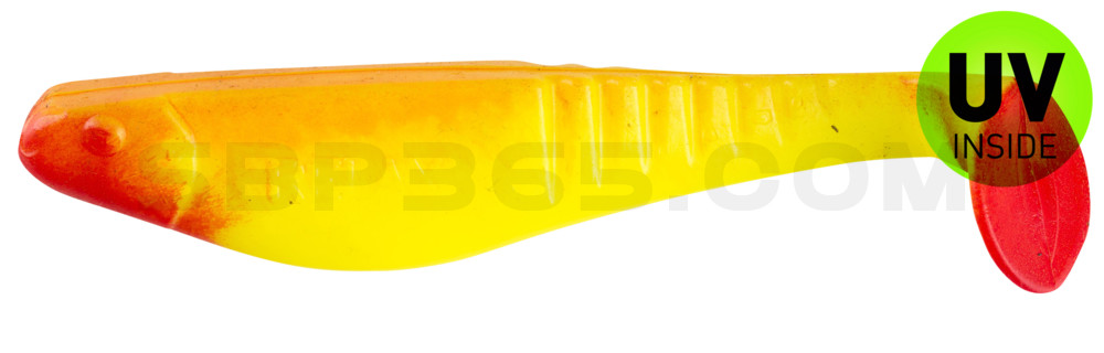 Shark 4" (ca. 11,0 cm) fluogelb / orange