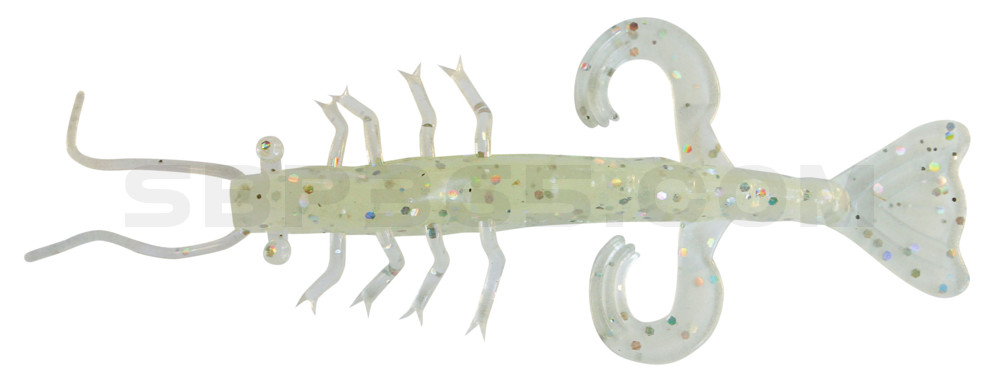 Shrimp 3" (ca. 8,0 cm) selbstleuchtend-Glitter