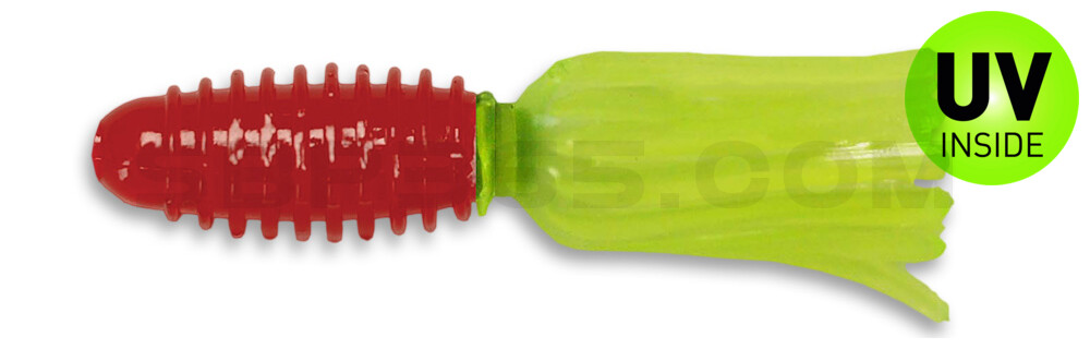 Slab Tube 1.75"  (ca. 4,5 cm) Red/Chart