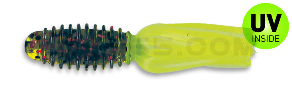 Slab Tube 1.75"  (ca. 4,5 cm) Watermelon Red/Chart