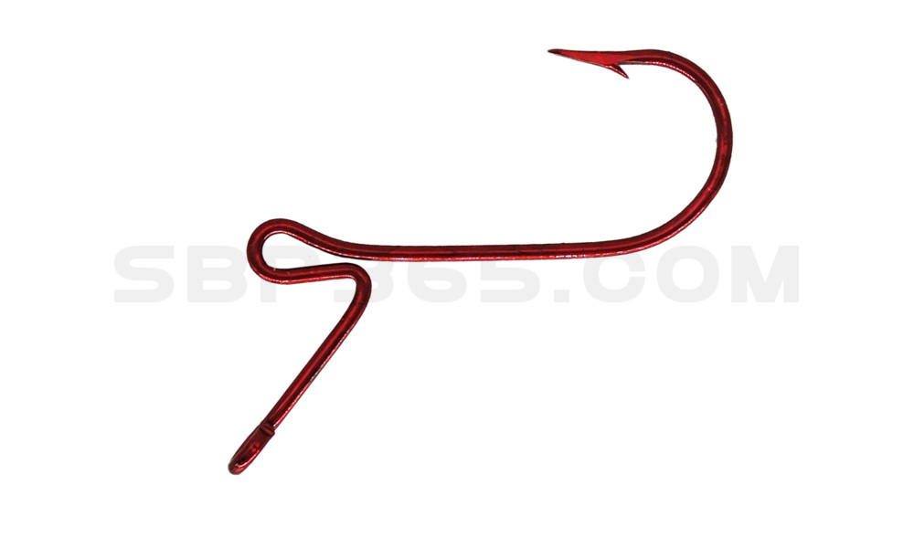 Stand Out Western Finesse Bass Hook, Red Alert, #1, 7 Haken/Tüte