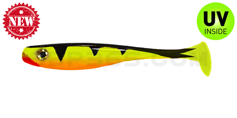 Suicide Shad 7" (ca. 17 cm) im Hartschalenblister Silk Tiger