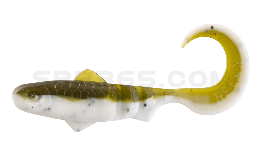 Super Banjo 3" (ca. 7,5 cm) reinweiss / olive-tree-Glitter