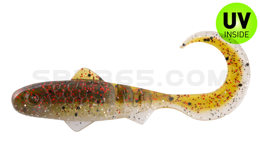 Super Banjo 3" (ca. 7,5 cm) selbstleuchtend Glitter / Kaulbarsch