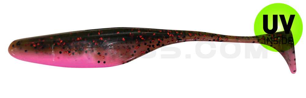 Swimming Jerk Minnow 5" (ca. 13 cm) bubblegum / Kaulbarsch