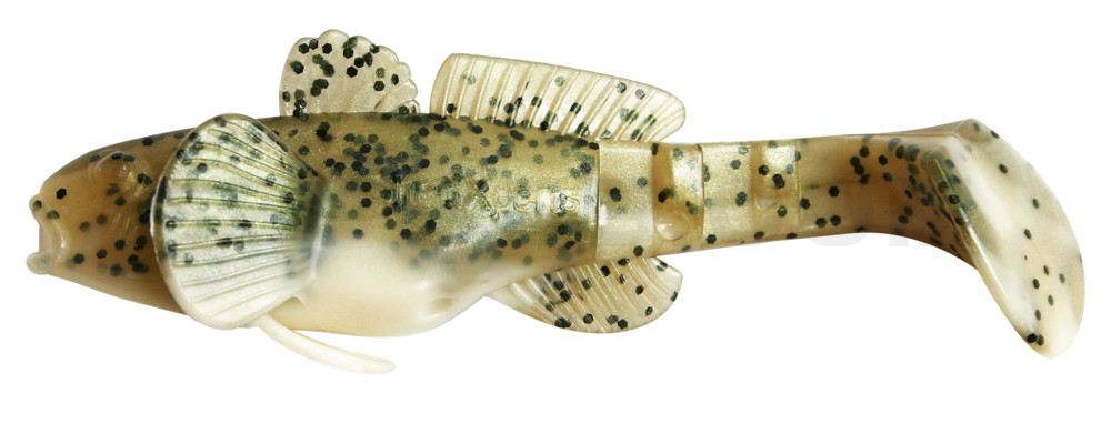 SX Bullhead 3,5" (10,5cm) (SCHWARZMEERGRUNDEL) reinweiss/bronze-glitter