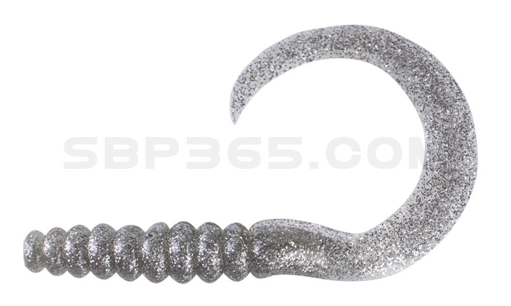 SX XXL Grub 11" klar silber-Glitter