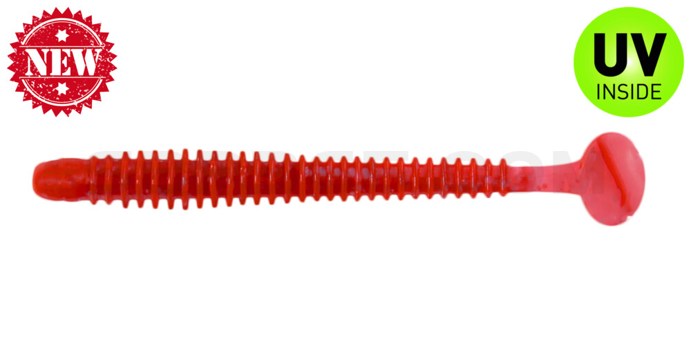 Texas 5" (ca. 13 cm) im Original Relax ZIP BAG feuerrot