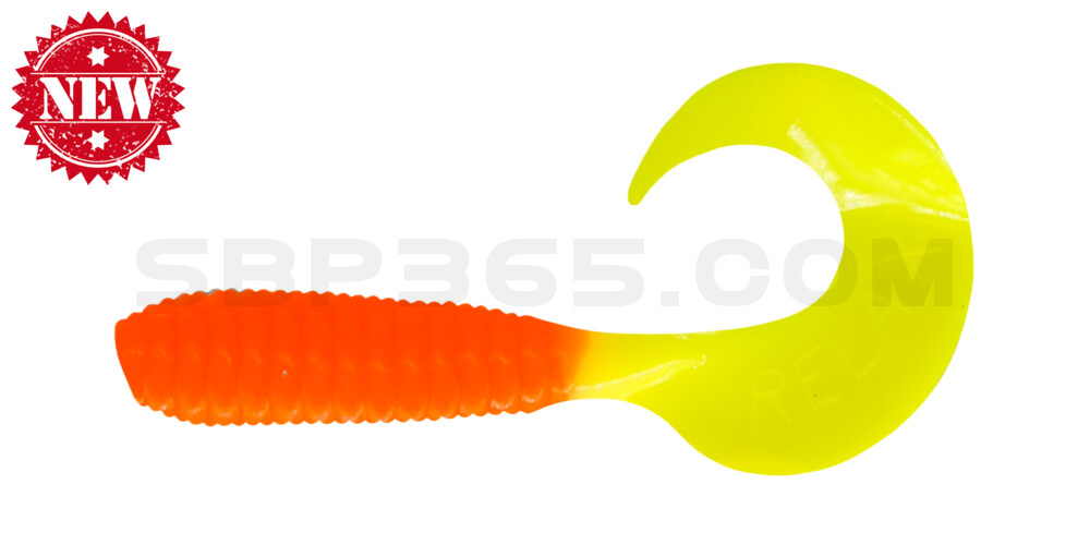 Twister 1" regulär (ca. 3,5 cm) orange / fluogelb