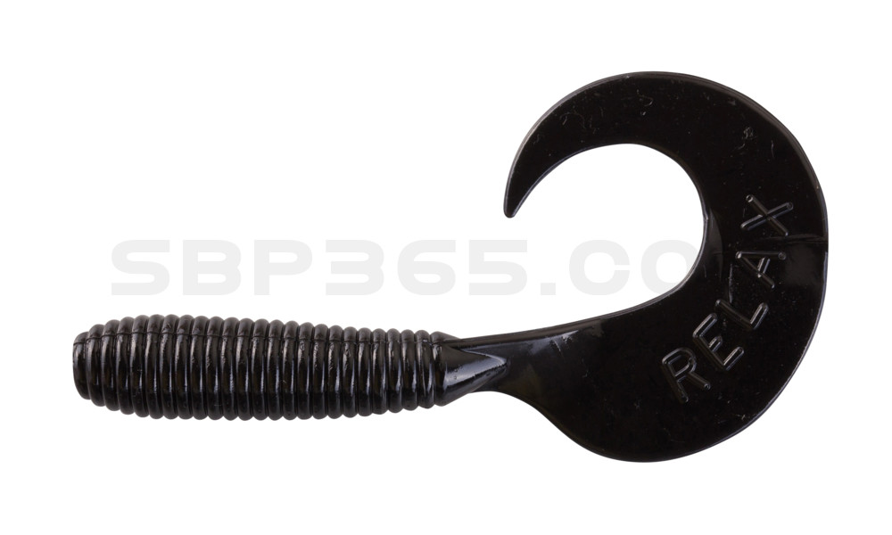 Twister 2,5" regulär (ca. 6,0 cm) schwarz