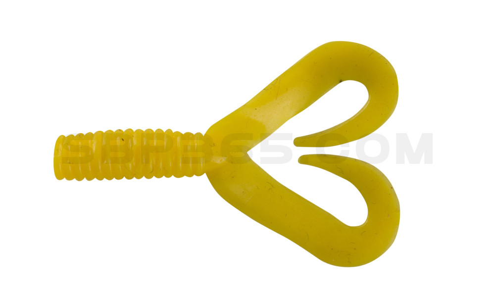 Twister 2" Doubletail regulär (ca. 4,5 cm) perlgelb