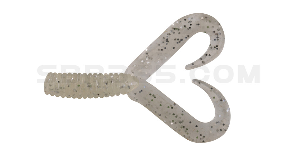 Twister 2" Doubletail regulär (ca. 4,5 cm) selbstleuchtend glitter