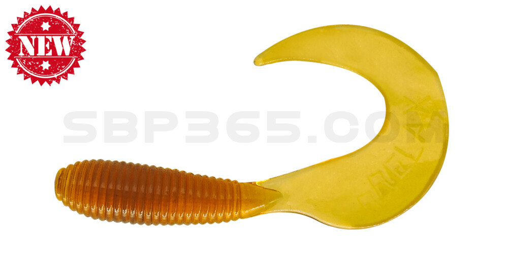 Twister 3/4" regulär (ca. 2,0 cm) klar bernstein