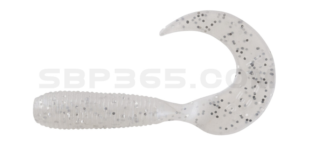Twister 3/4" regulär (ca. 2,0 cm) perlweiss glitter