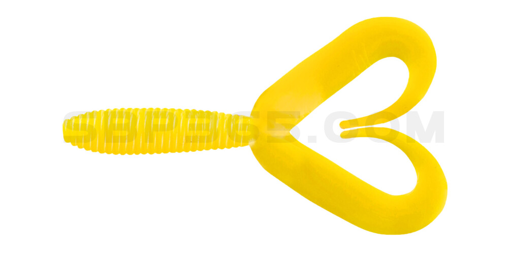 Twister 3" Doubletail regulär (ca. 9,0 cm) perlgelb