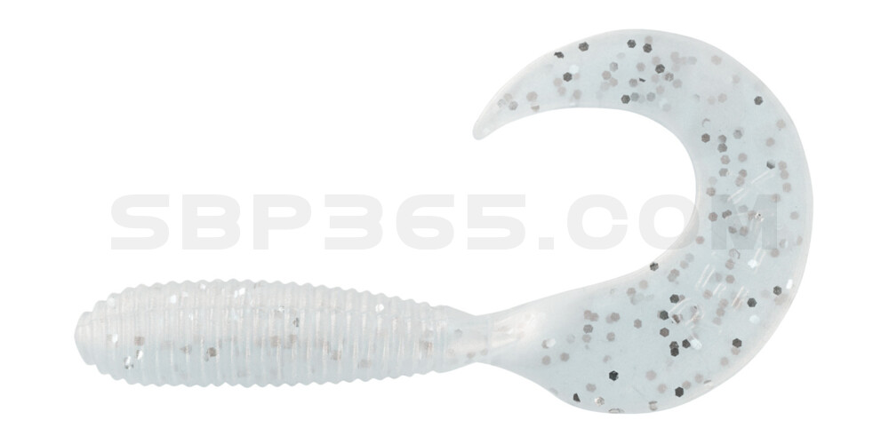 Twister 3" regulär (ca. 7,0 cm) blauperl-glitter