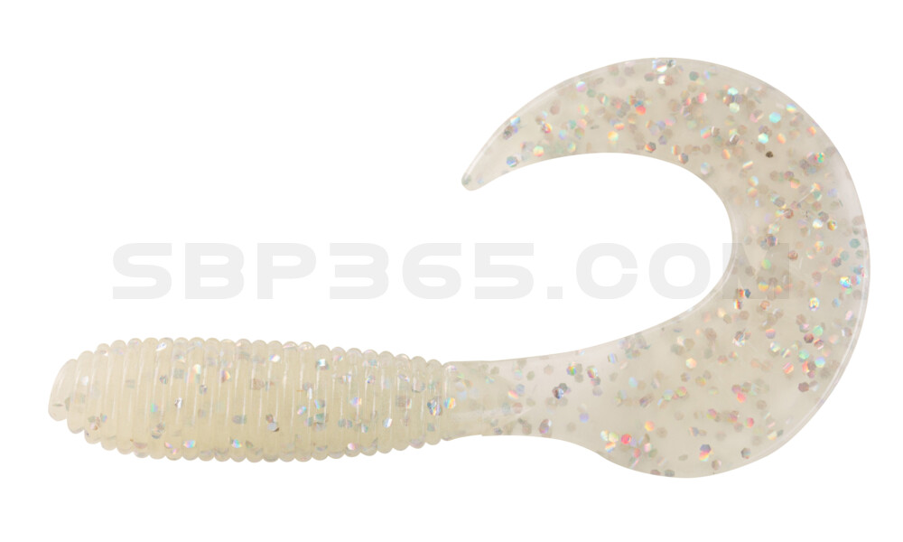 Twister 3" regulär (ca. 7,0 cm) selbstleuchtend glitter