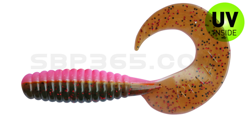 Xtra Fat Grub 5,5" laminiert (ca. 13,0 cm) bubblegum / Kaulbarsch