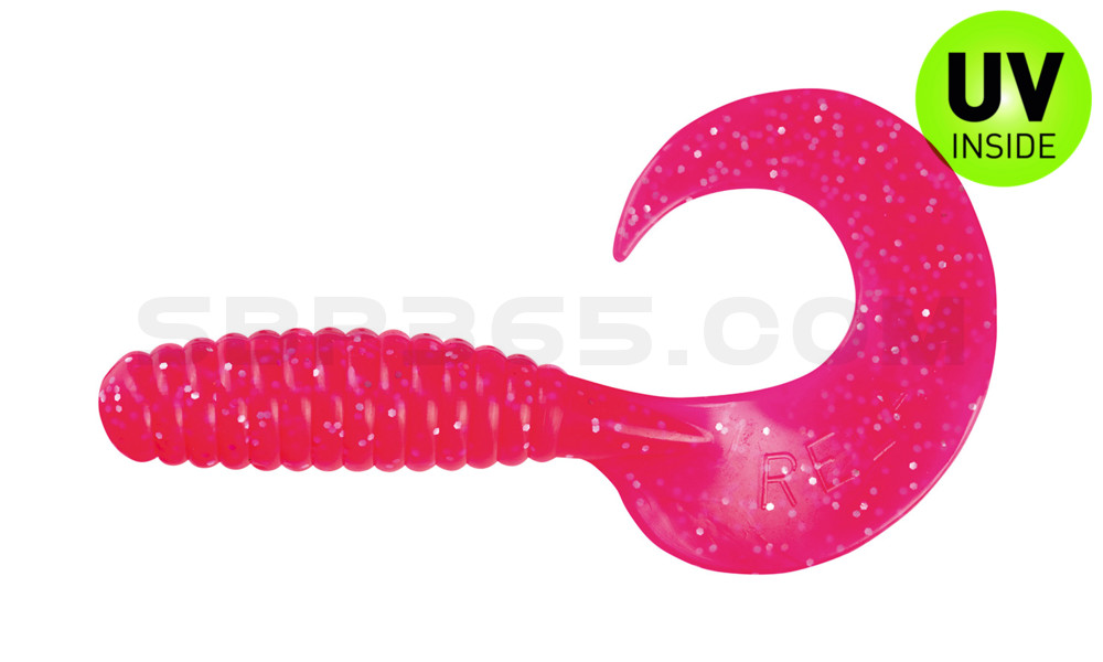 Xtra Fat Grub 5,5" regulär (ca. 13,0 cm) hot pink glitter