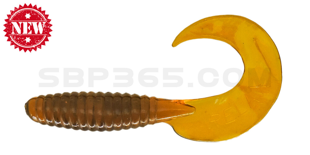 Xtra Fat Grub 5,5" regulär (ca. 13,0 cm) klar bernstein
