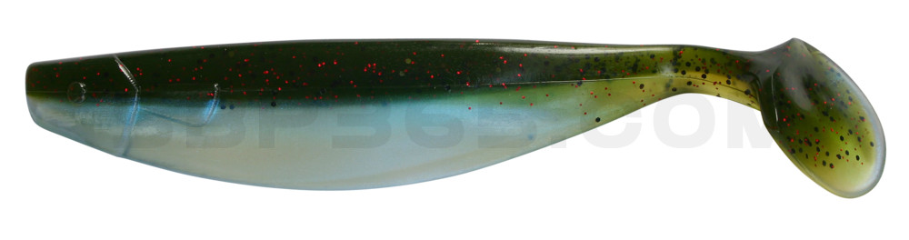 Xtra-Soft 6" (ca. 16,0 cm) blauperl/ Kaulbarsch-multiglitter