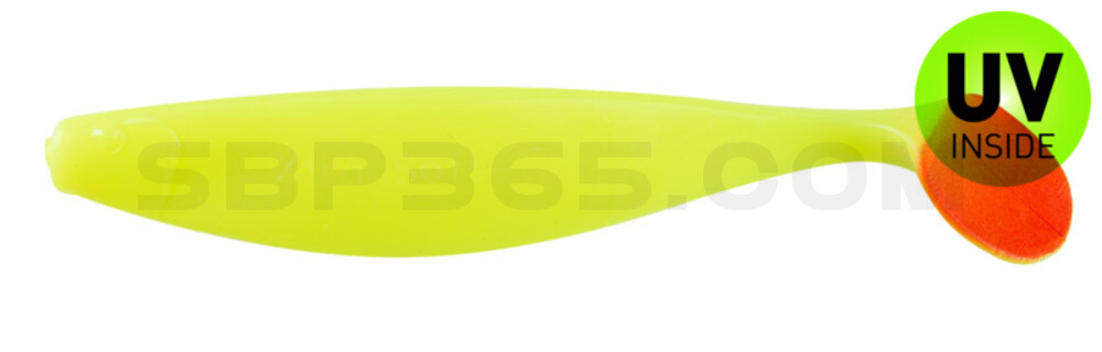 Xtra-Soft 7" (ca. 18,0 cm) fluogelb / Red Tail