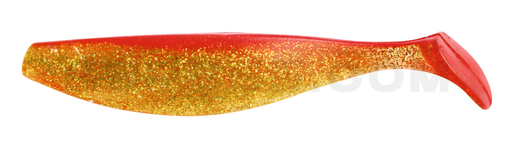 Xtra-Soft 7" (ca. 18,0 cm) klar gold-Glitter / rot