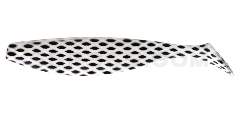 Xtra-Soft 7" (ca. 18,0 cm) reinweiss / schwarz gestreift