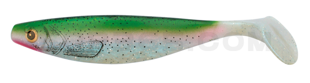 Xtra-Soft-Nature 9" (ca. 23,0 cm) blauperl / Regenbogenforelle