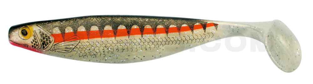 Xtra-Soft-Nature 9" (ca. 23,0 cm) goldperl-Glitter / Zander