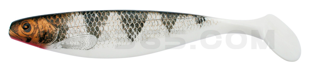 Xtra-Soft-Nature 9" (ca. 23,0 cm) reinweiss / Barsch